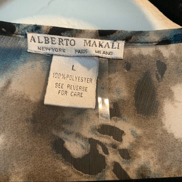 Elegant Alberto Makali Sheer Blouse * large - Picture 11 of 16